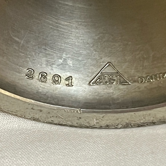 Vtg Just Anderson Pewter Candleholder - Picture 7 of 14
